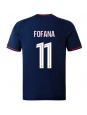 Olympique Lyonnais Malick Fofana #11 Replika Borta Kläder 2025-26 Kortärmad